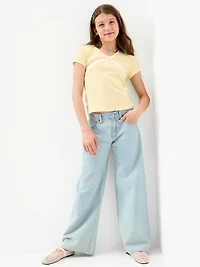 Super Baggy Wide-Leg Jeans for Girls