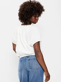 Bubble Hem Top