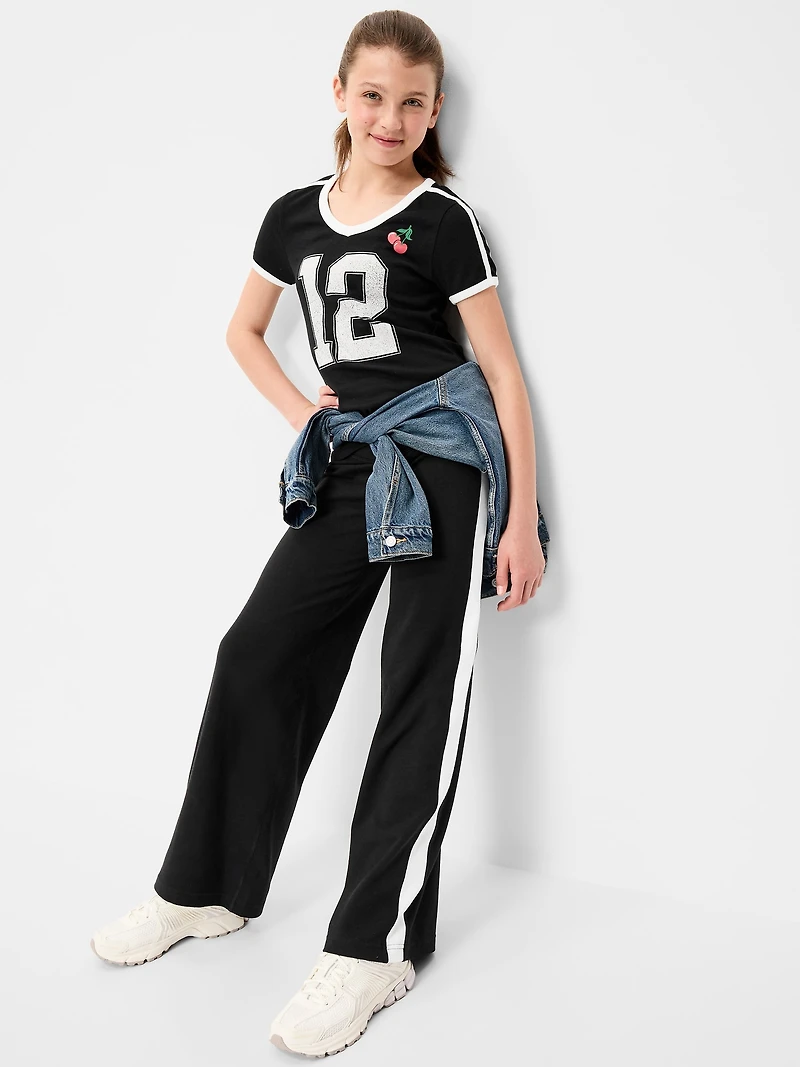 High-Waisted PowerChill Crossover Wide-Leg Pants for Girls