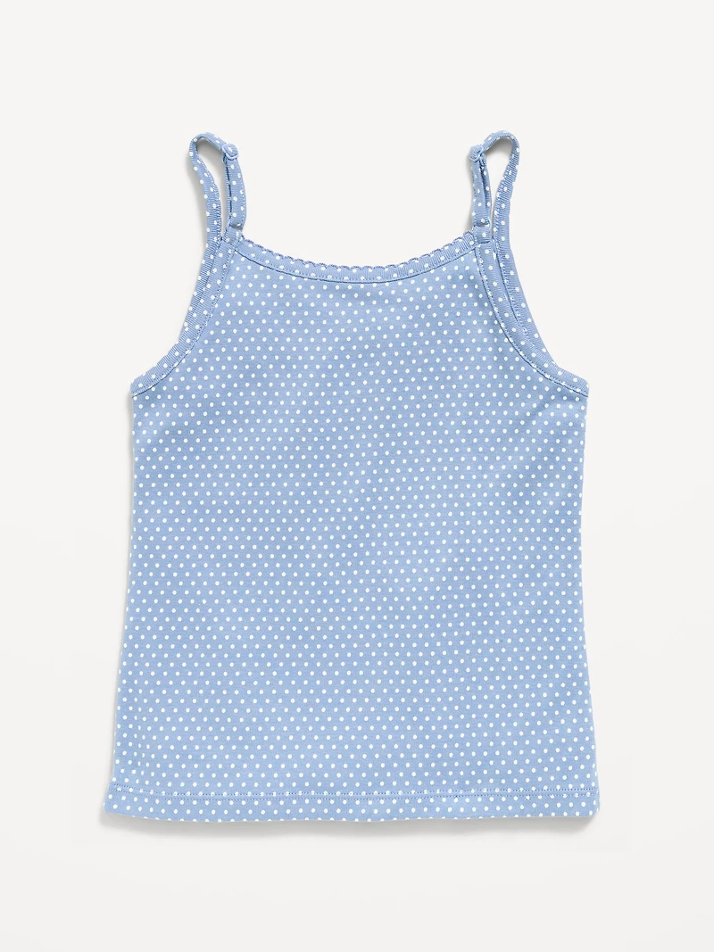 Fitted Printed Tank Top for Girls