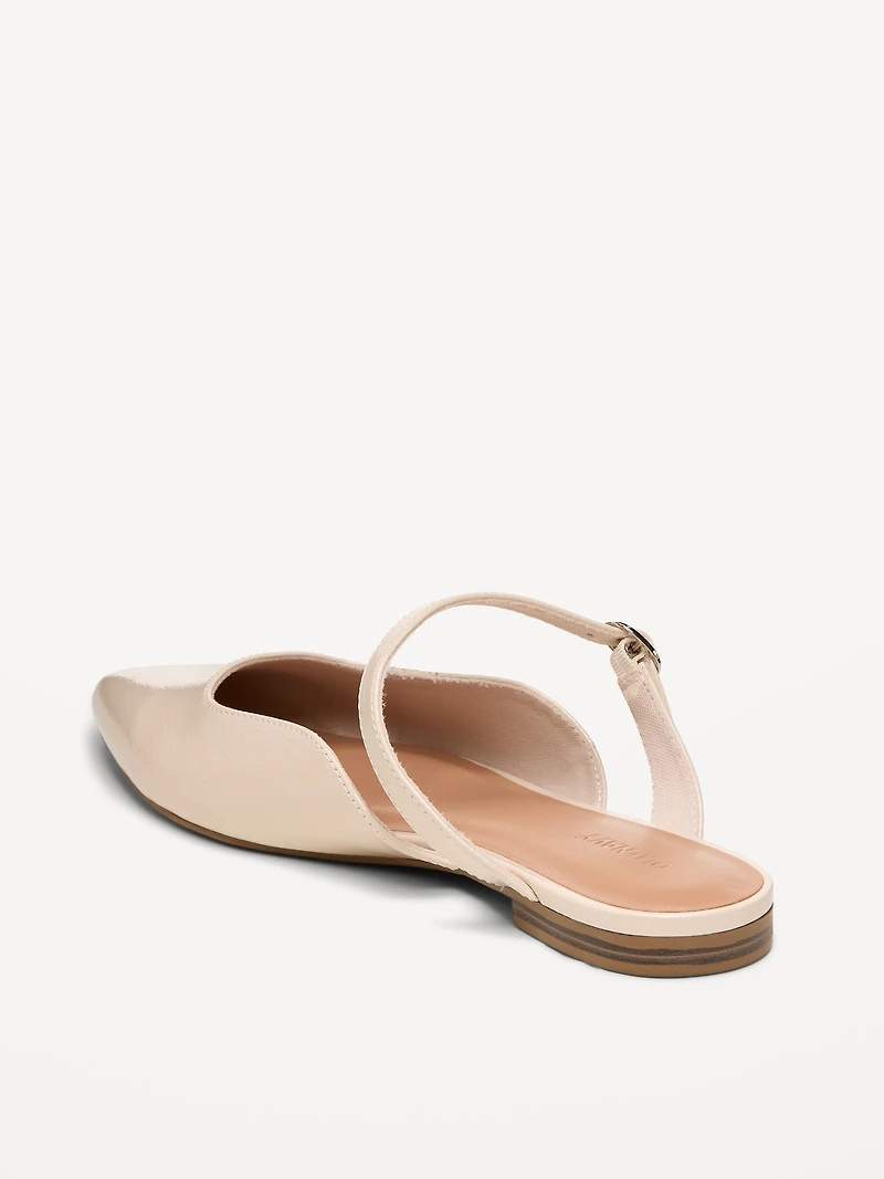 Pointed-Toe Mule Flats for Women