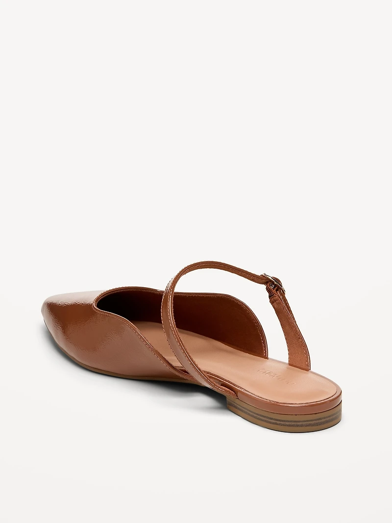 Pointed-Toe Mule Flats for Women