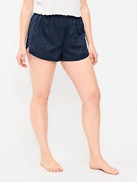 NEED FABRIC CONTENT Classic Poplin Boxer Pajama Shorts
