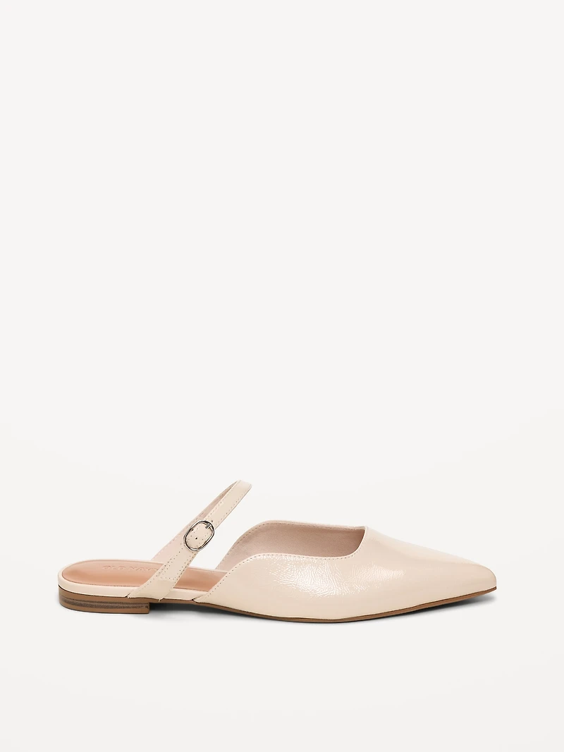 Pointed-Toe Mule Flats for Women