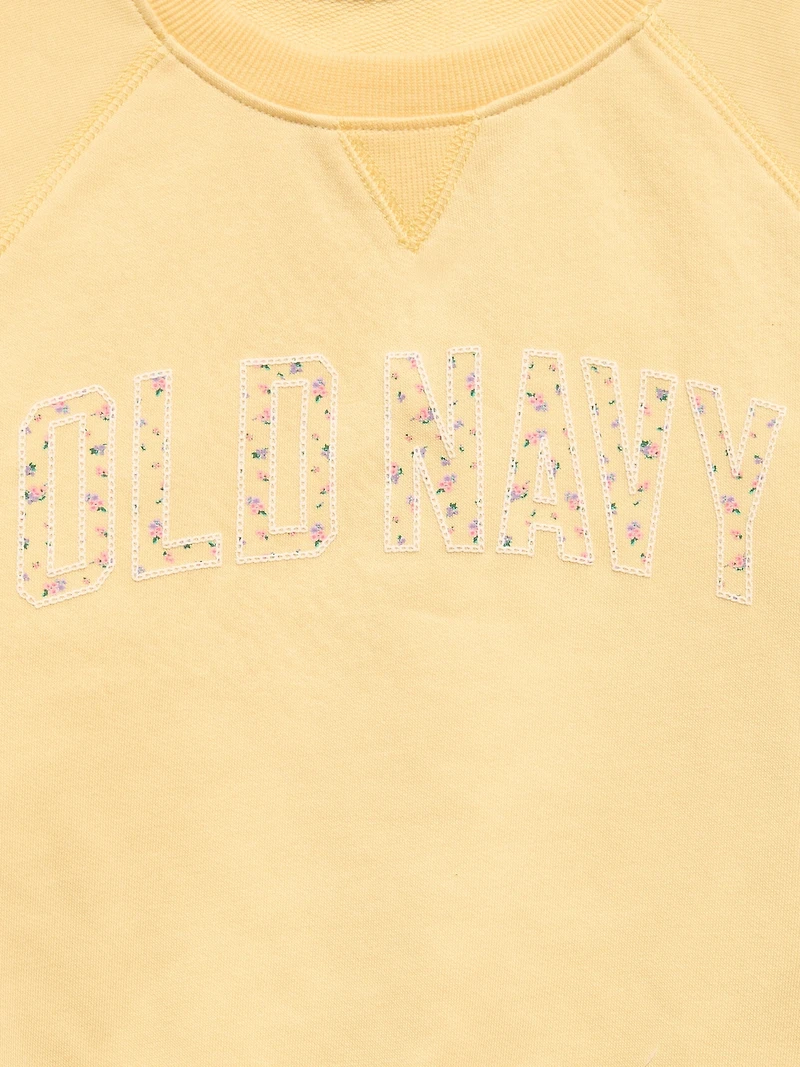 Logo-Graphic Crew-Neck Sweatshirt for Girls