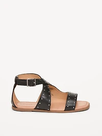 Faux-Leather Gladiator Sandals for Girls