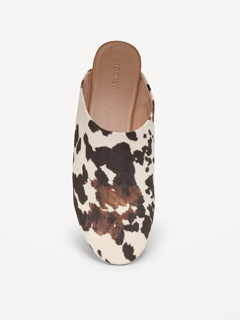 Faux-Suede Mule Clogs for Women