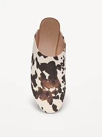 Faux-Suede Mule Clogs for Women