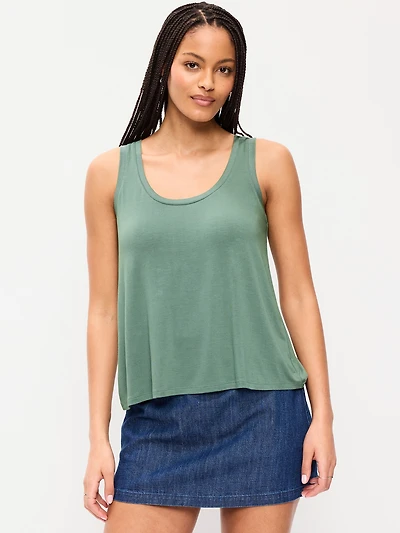 Luxe Scoop-Neck Tank Top