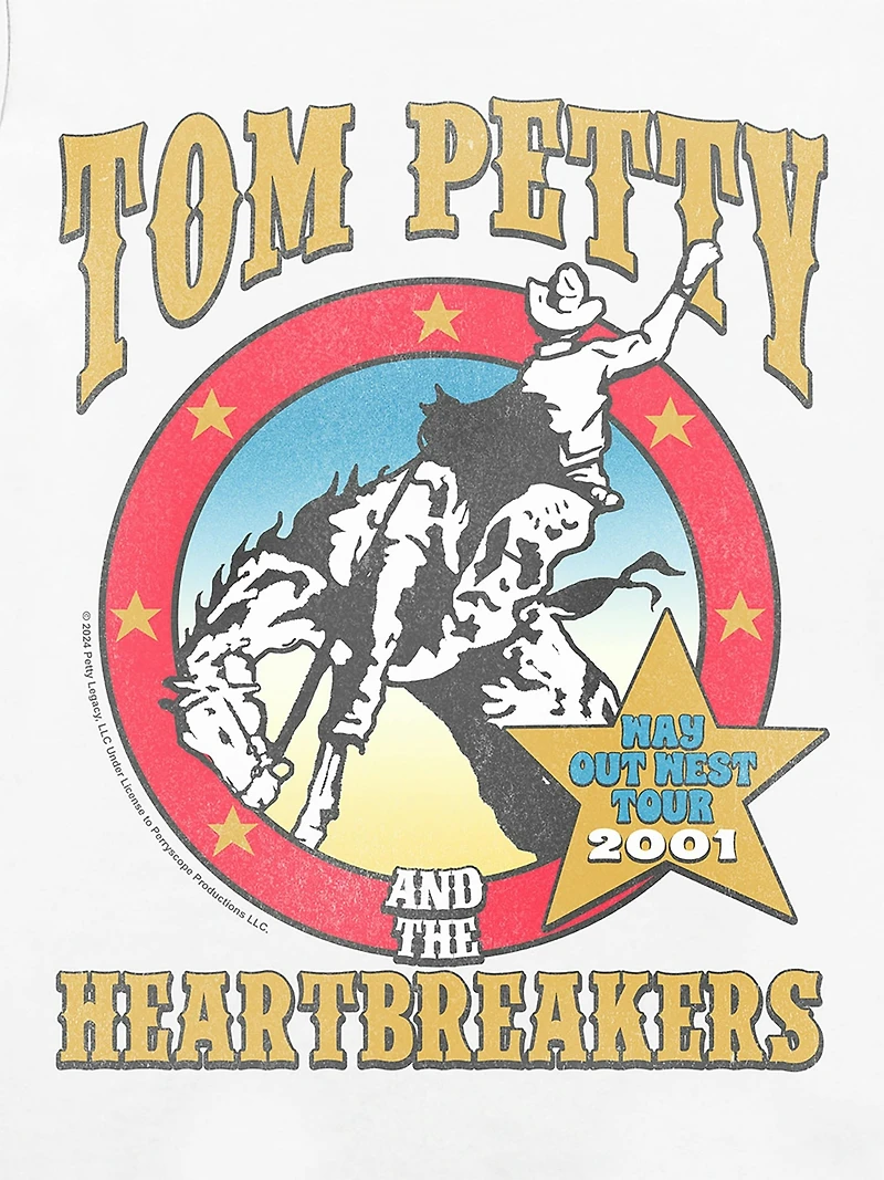 Tom Petty Way Out West Graphic T-Shirt for Women