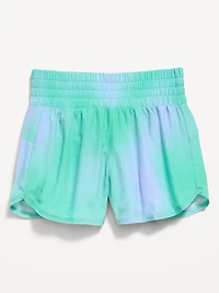 High-Waisted Dolphin-Hem Run Shorts for Girls