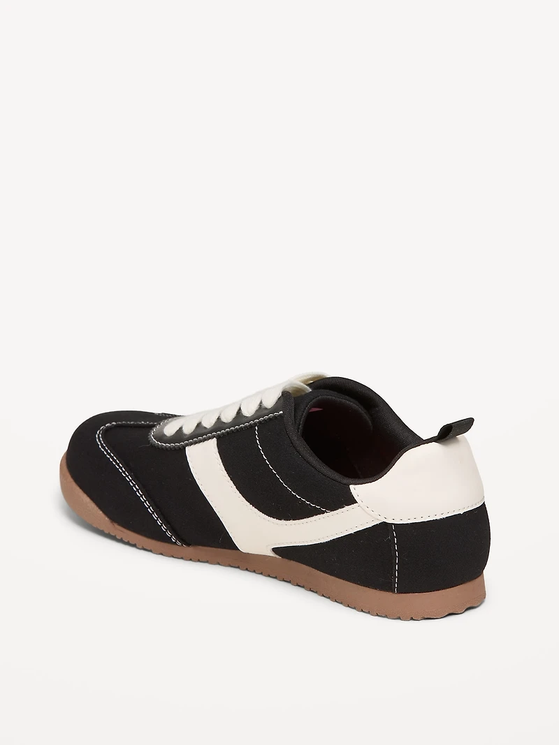 Canvas Lace-Up Sneakers for Girls