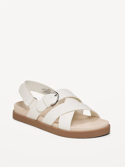 Buckled Double-Strap Sandals for Girls
