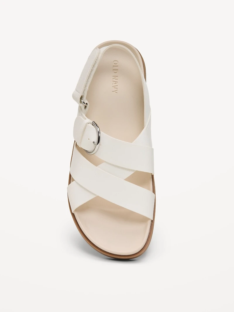Buckled Double-Strap Sandals for Girls