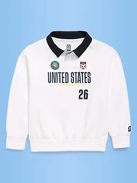 FIFA World Cup 26™ USA Dynamic Fleece Collared Graphic Sweatshirt for Kids