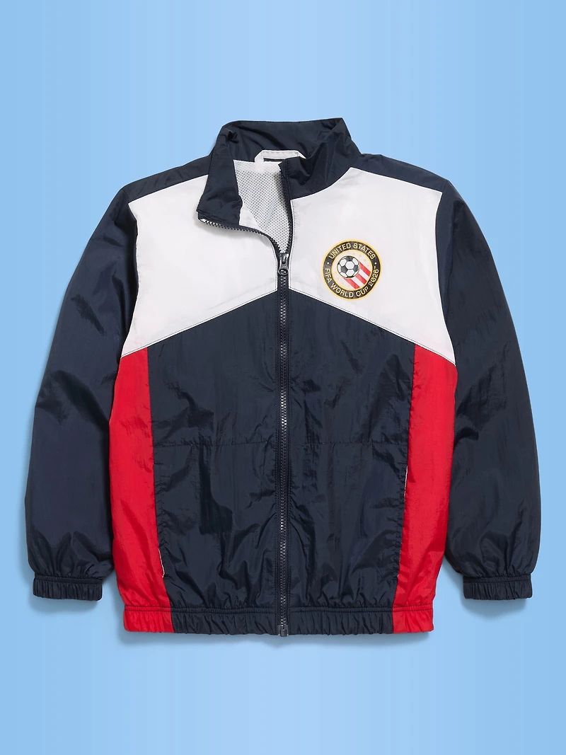 FIFA World Cup 26™ USA Full-Zip Windbreaker for Boys