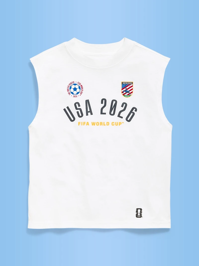 FIFA World Cup 26™ USA Boxy Muscle Graphic Tank Top for Boys