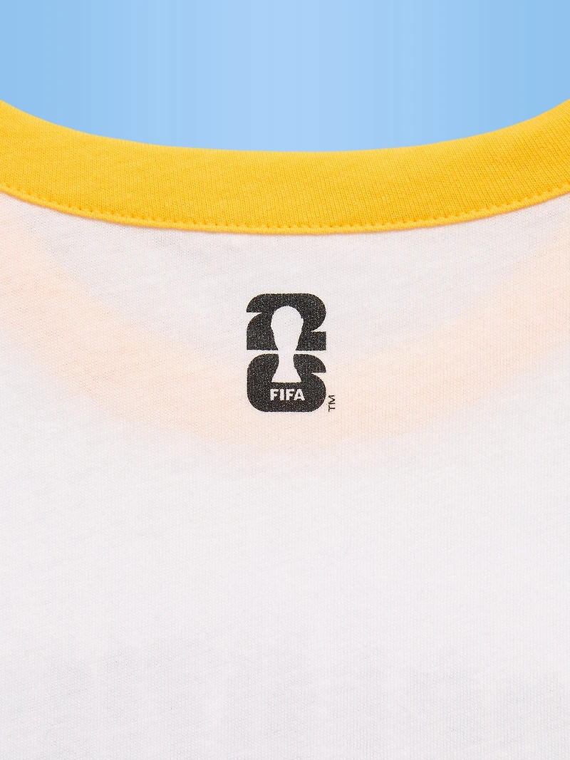 FIFA World Cup 26™ Argentina Smocked Graphic T-Shirt for Girls