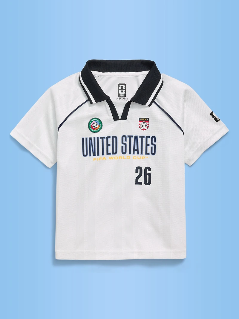 FIFA World Cup 26™ USA Unisex Lifestyle Collared Jersey T-Shirt for Toddler
