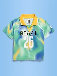 FIFA World Cup 26™ Brazil Unisex Lifestyle Collared Jersey T-Shirt for Toddler