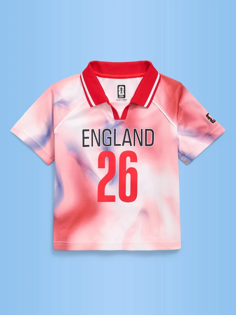 FIFA World Cup 26™ England Unisex Lifestyle Collared Jersey T-Shirt for Toddler