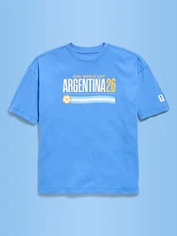 FIFA World Cup 26™ Argentina Oversized Graphic T-Shirt for Boys