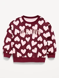 Logo Graphic Sweatshirt for Toddler Girls
