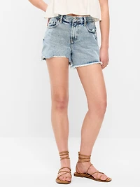 High-Waisted OG Cut-Off Jean Shorts - 4-inch inseam