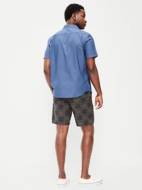 Linen-Blend Jogger Shorts - 7-inch inseam