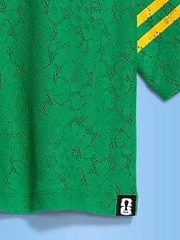 FIFA World Cup 26™ Brazil Boxy Lace V-Neck T-Shirt for Women