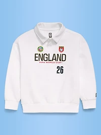 FIFA World Cup 26™ England Dynamic Fleece Collared Graphic Sweatshirt for Kids