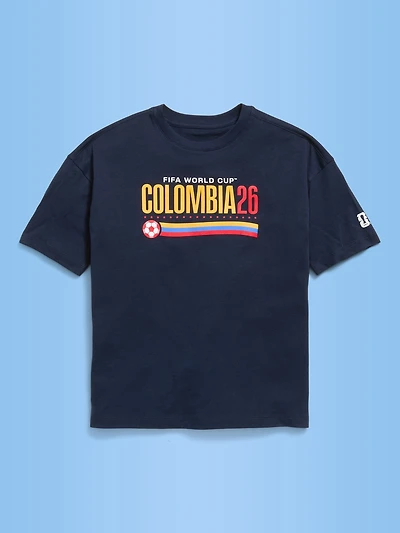 FIFA World Cup 26™ Colombia Oversized Graphic T-Shirt for Boys