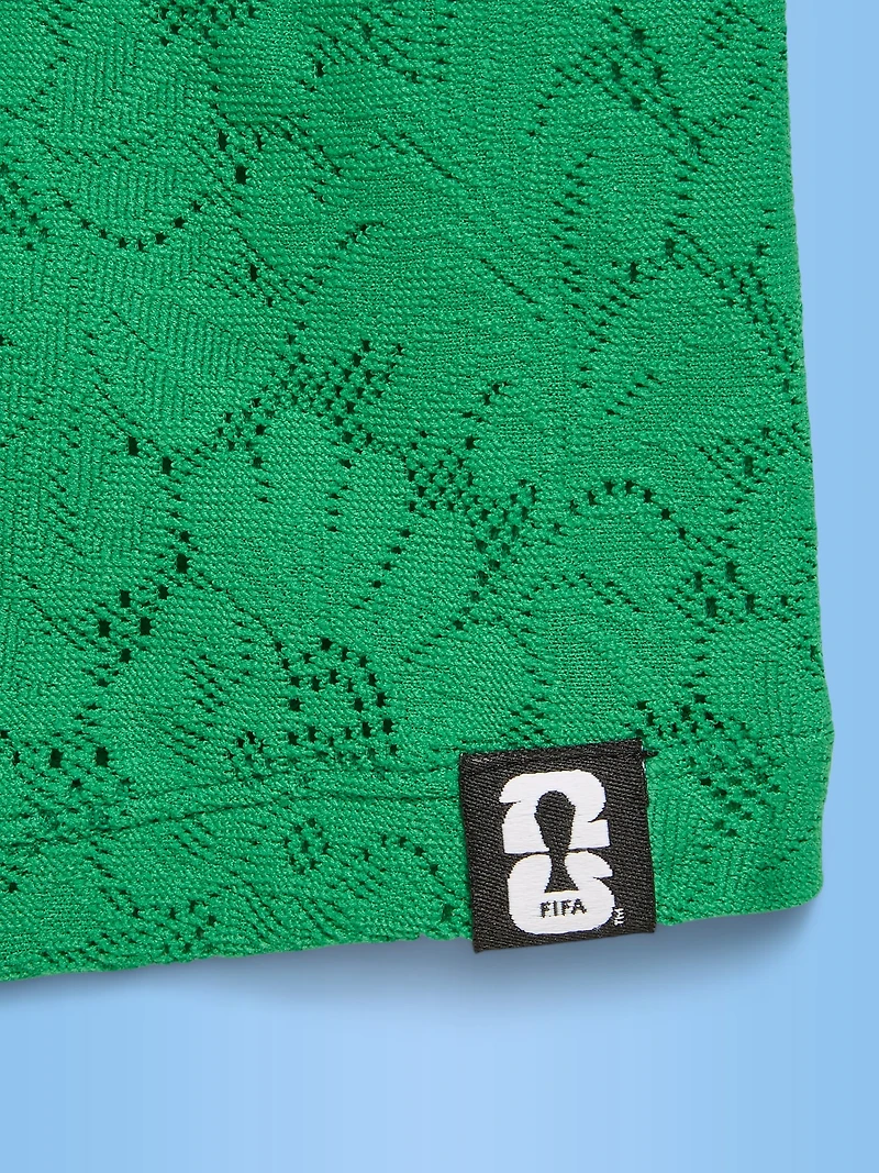 FIFA World Cup 26™ Mexico Boxy Lace V-Neck T-Shirt for Girls