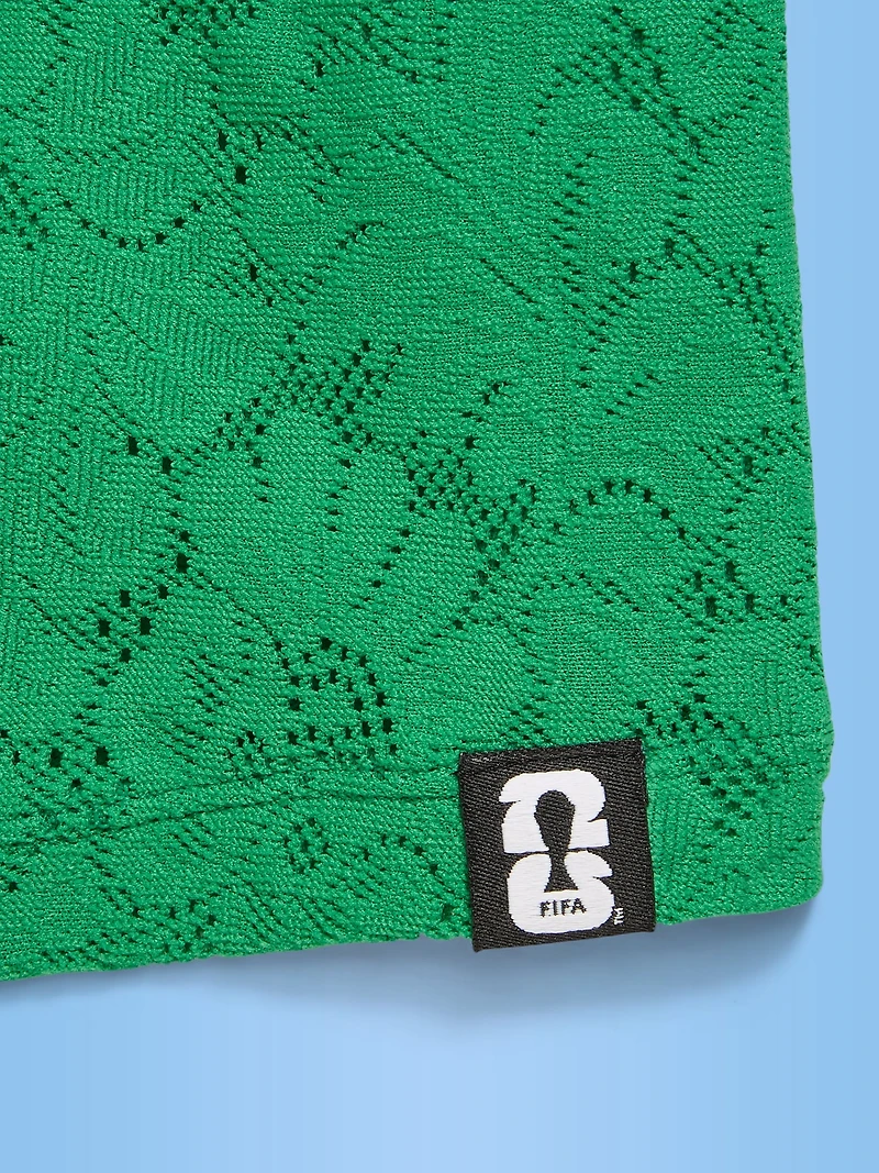 FIFA World Cup 26™ Brazil Boxy Lace V-Neck T-Shirt for Girls