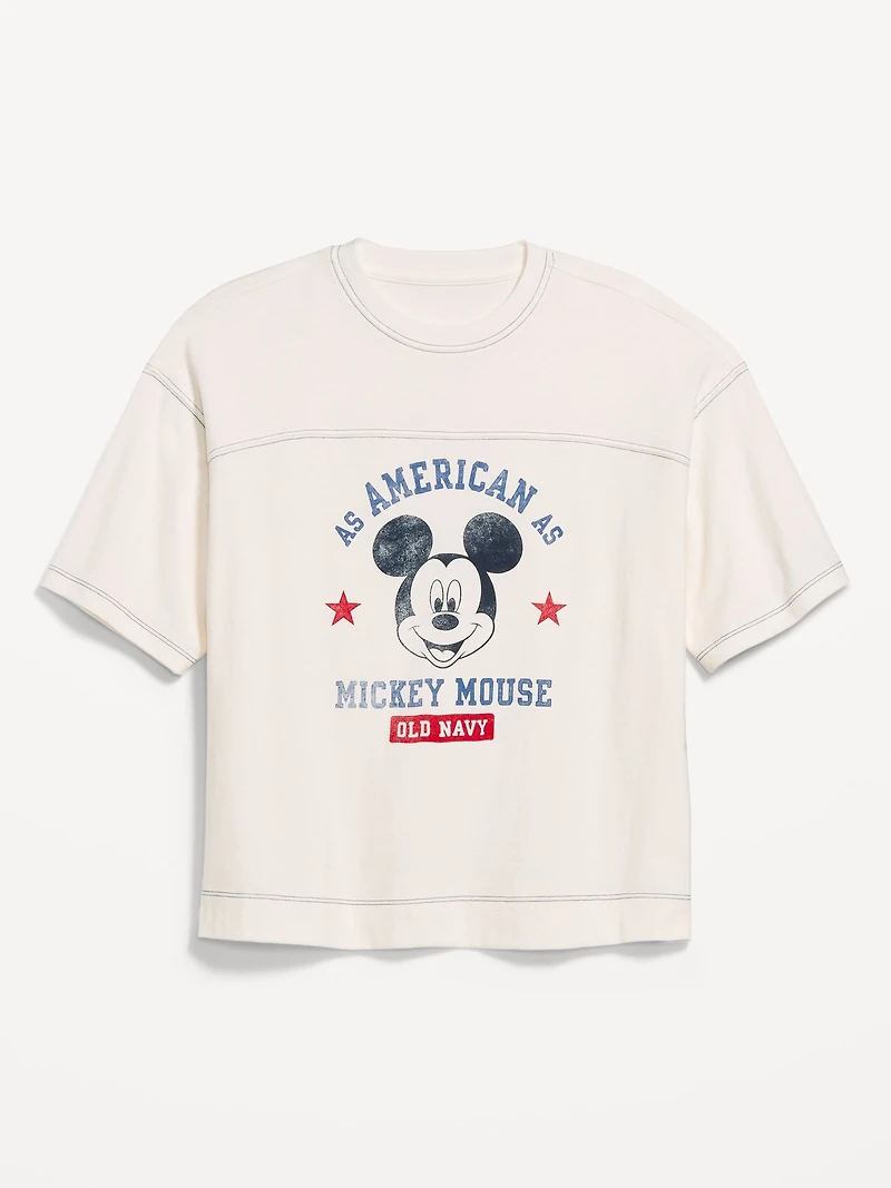 Old Navy x Disney Mickey Mouse Football-Style T-Shirt for Women