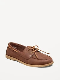 Faux-Suede Boat Shoes for Men