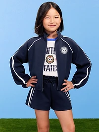 Dynamic Fleece USA Full-Zip Graphic Jacket for Girls