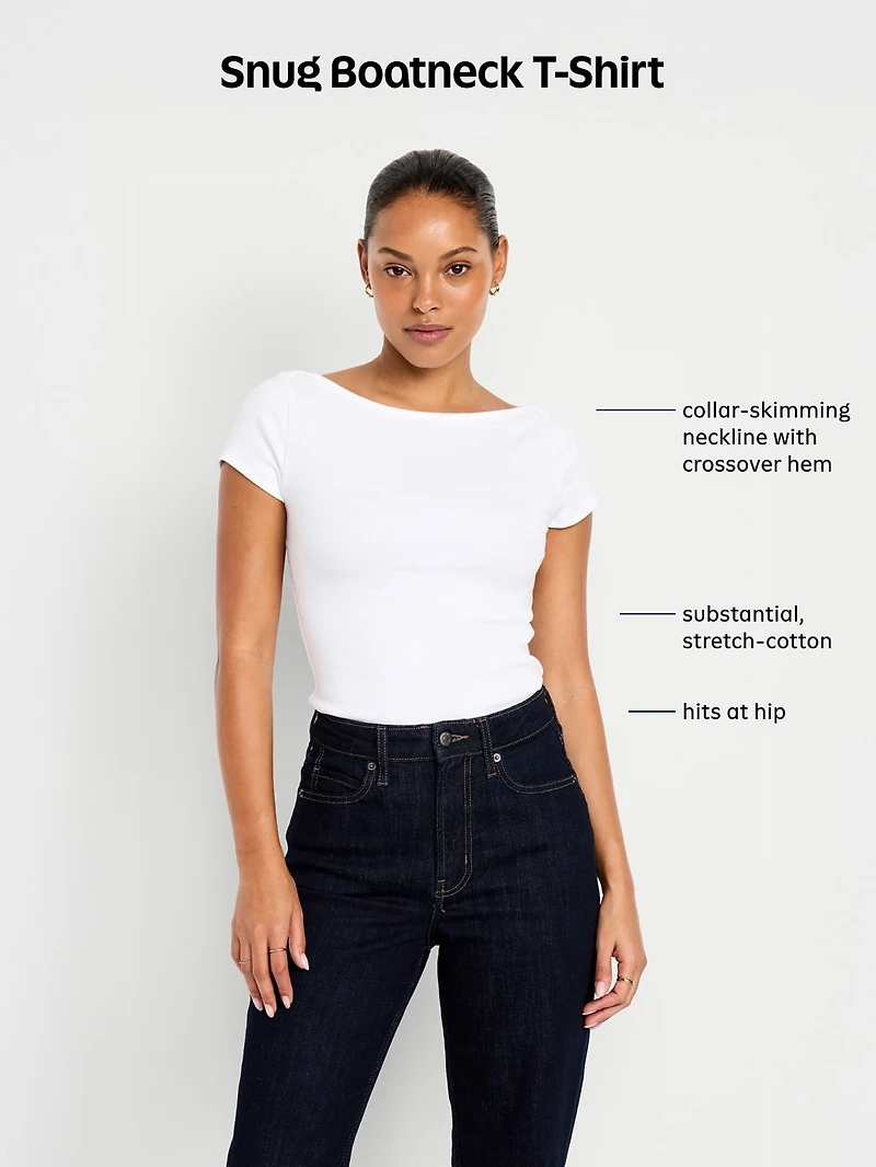 Snug Boat-Neck T-Shirt