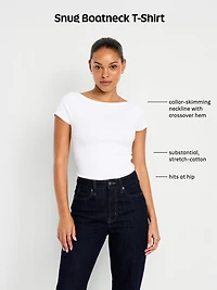 Snug Boat-Neck T-Shirt