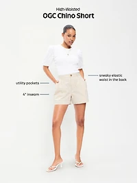 High-Waisted OGC Chino Shorts - 4-inch inseam