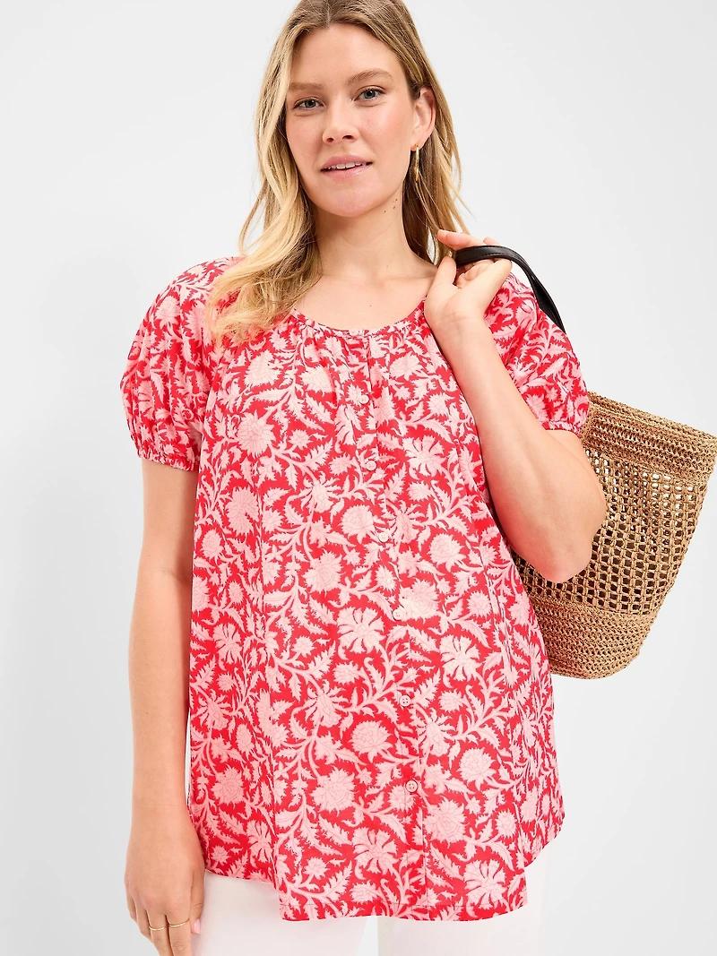 Maternity Airy Button-Down Top