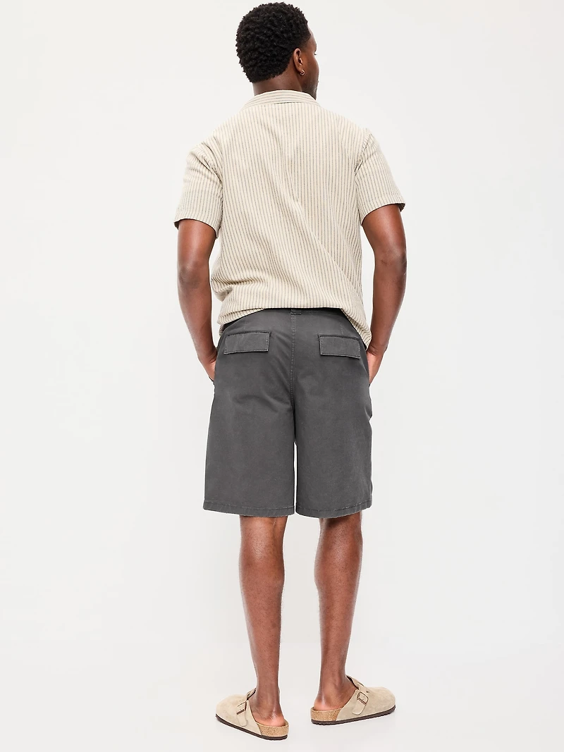 Baggy Heavyweight Workwear Shorts- 10-inch inseam