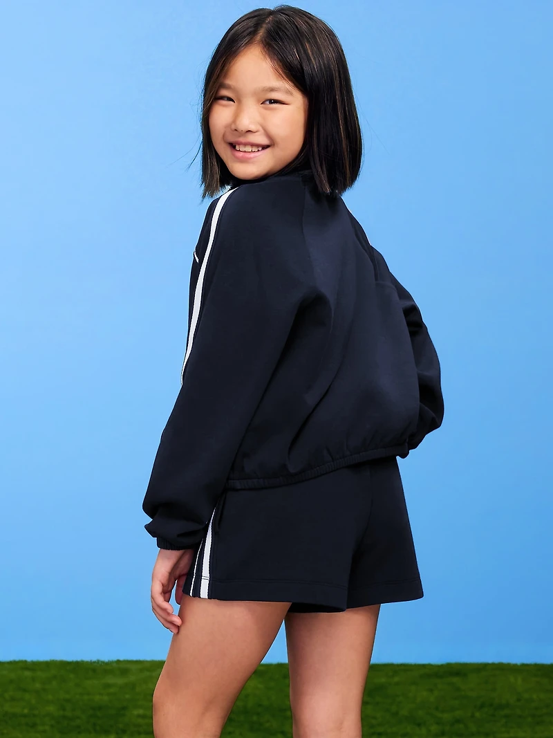 High-Waisted USA Shorts for Girls