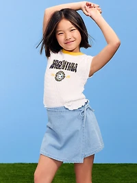 FIFA World Cup 26™ Argentina Smocked Graphic T-Shirt for Girls