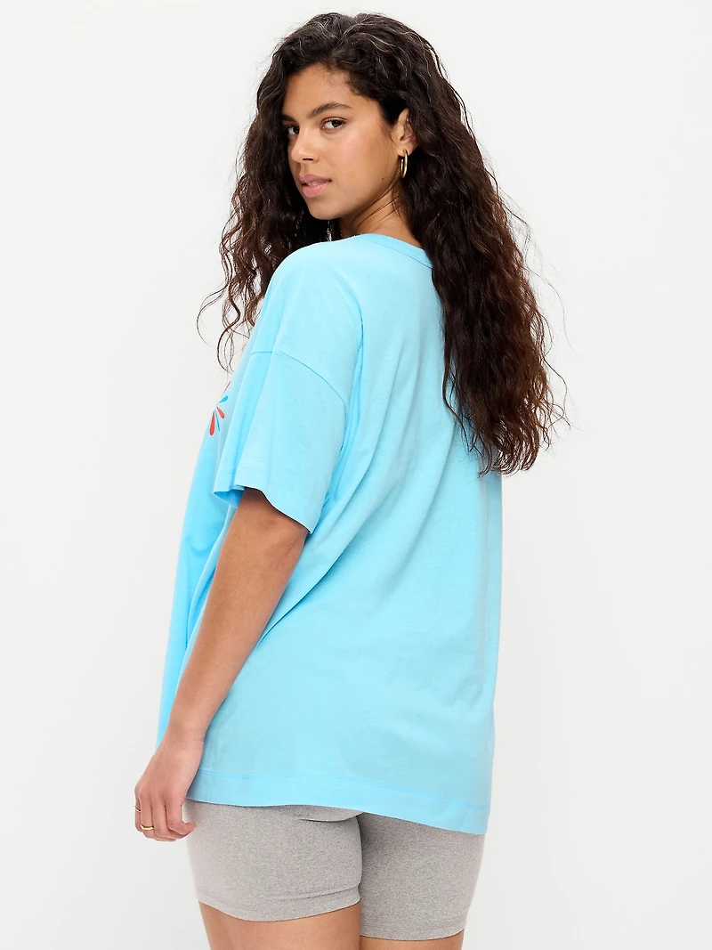 Hello Kitty® Oversized Graphic Tunic T-Shirt