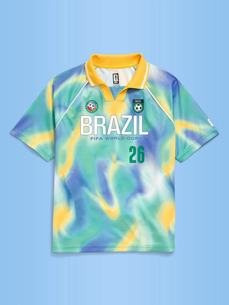 FIFA World Cup 26™ Brazil Lifestyle Collared Jersey T-Shirt for Kids