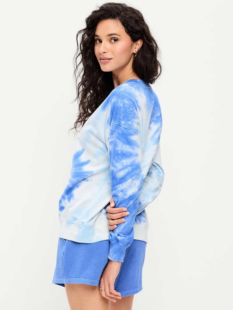 Oversized Crew-Neck Sweatshirt