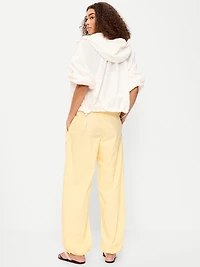 Lightweight Pull-On Poplin Balloon Pants