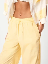 Lightweight Pull-On Poplin Balloon Pants