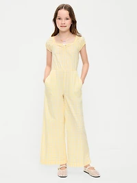 Short-Sleeve Jumpsuit for Girls
